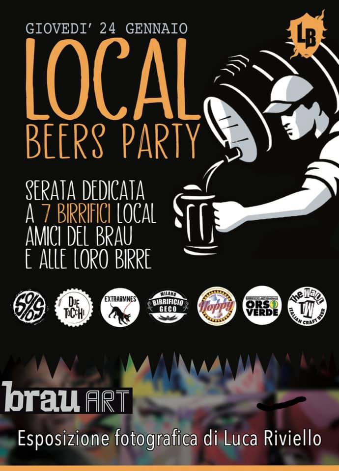 Local Beers Party il 24 Gennaio al Brauhaus di Legnano